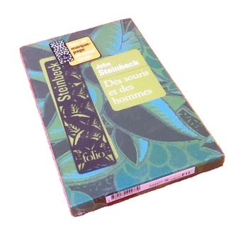 (avec marque-page en métal ciselé) John Steinbeck  Des souris et des hommes