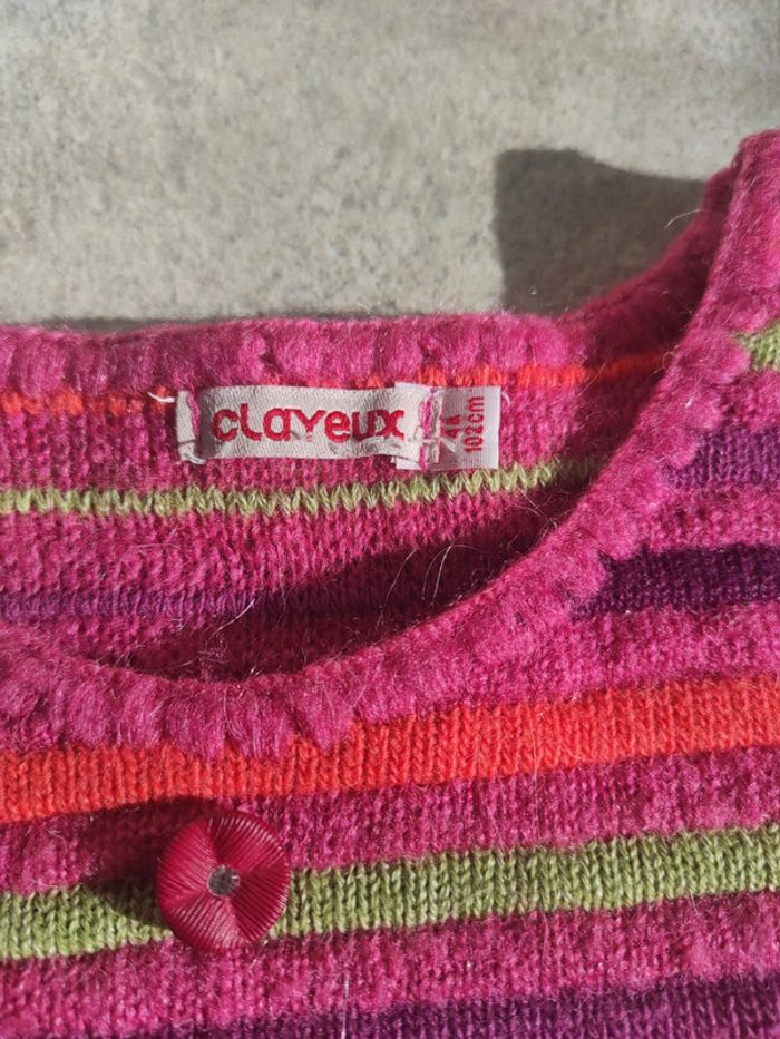Robe en laine 4 ans clayeux - photo numéro 3