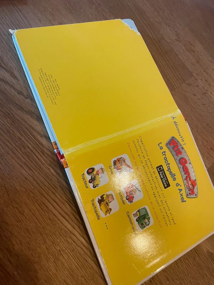 Livre P’tit garçon La tractopelle d’Axel Numéro 10 - photo numéro 8