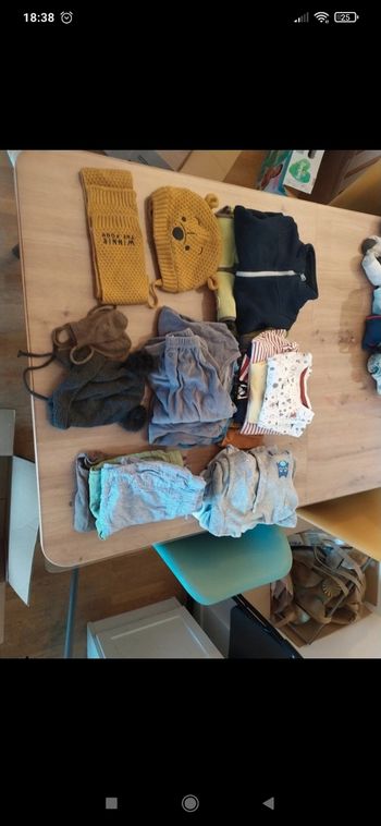 Lot vêtements automne-hiver 12 mois