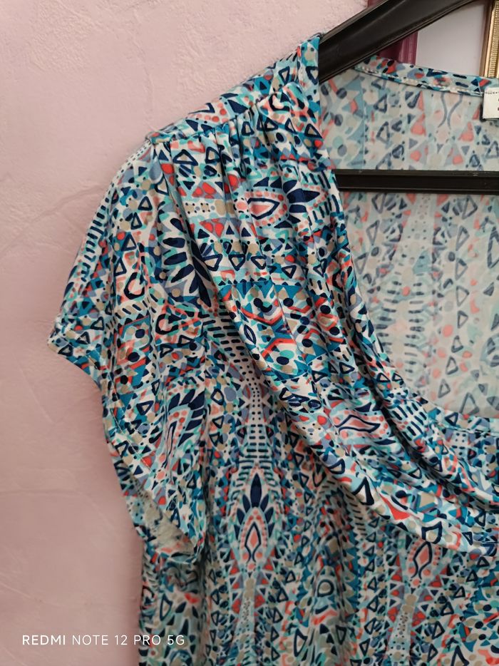 Blouse colorée Scottage T.4 ( 42) - photo numéro 5