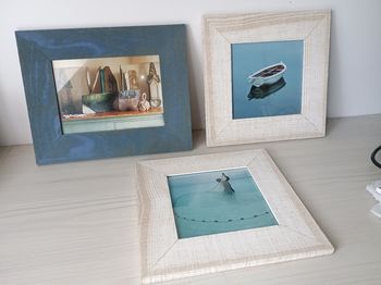 Lot de 3 cadres photos en bois
