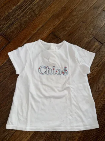 tshirt Chloé 2 ans valeur 90 euros