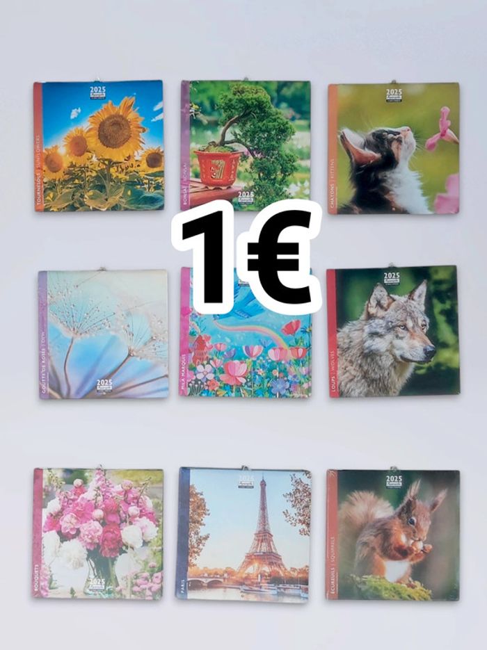1 calendrier au choix 2025 16 mois / Aquarupella - 1โฌ