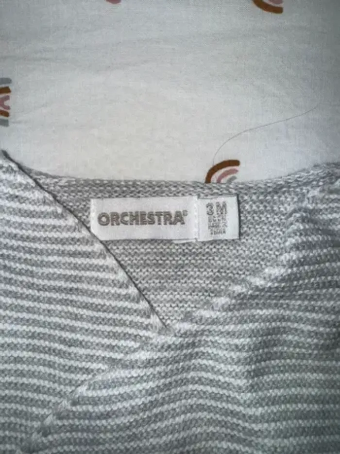 Gilet gris/blabc - photo numéro 3