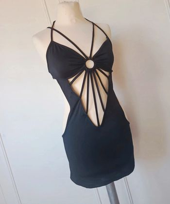 💎robe nuisette sexy confortable féminin taille s m extensible original à lacet réglable