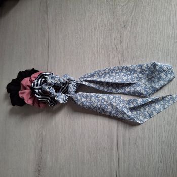 Lot de 4 chouchous pour cheveux – Styles variés – Propres et lavés