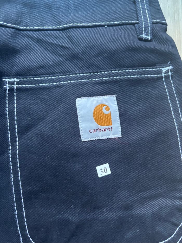 Short Carhartt Single Knee Rework Noir S / 30 - photo numéro 2