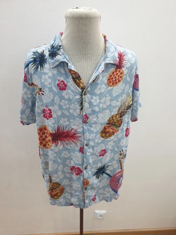 67- Chemise hawaïenne vintage