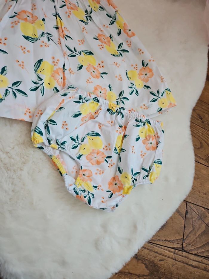 Robe citron fleurs - photo numéro 3