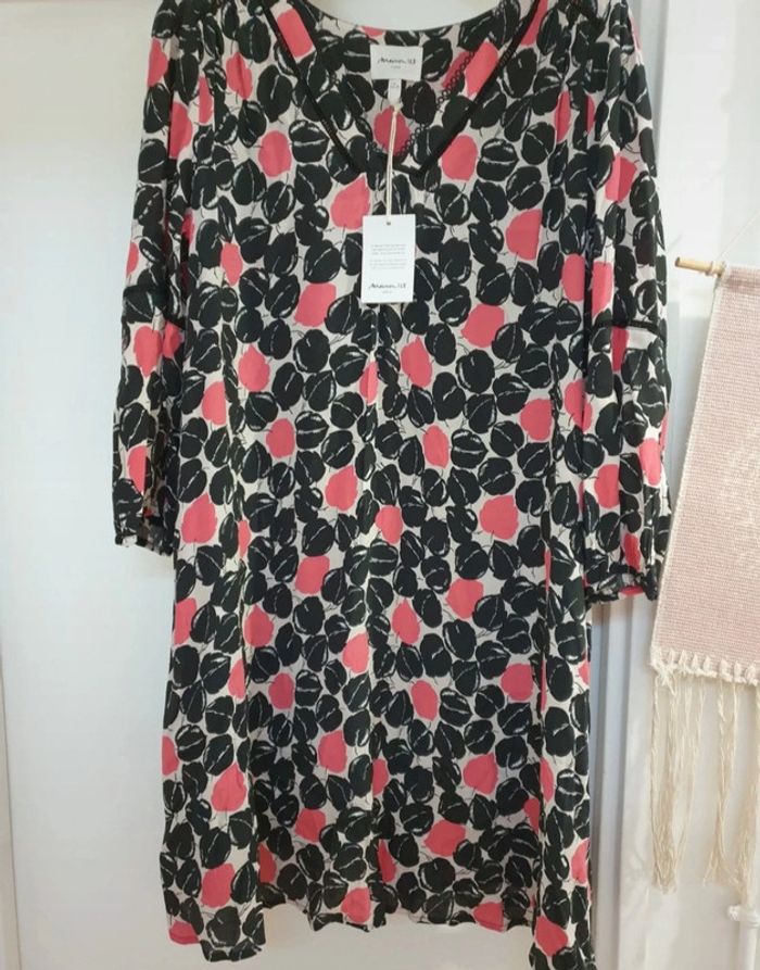 Robe fluide fleurie 123 Taille 40 - photo numéro 3