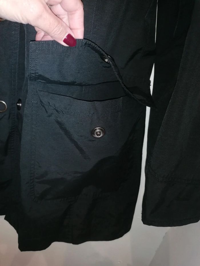 Trench noir Camaïeu 40 - photo numéro 3