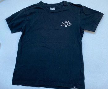 Teeshirt DC Shoes 12 ans noir motif blanc