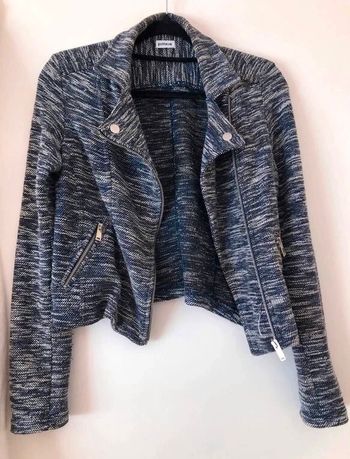 Veste bleue grise Femme Pimkie