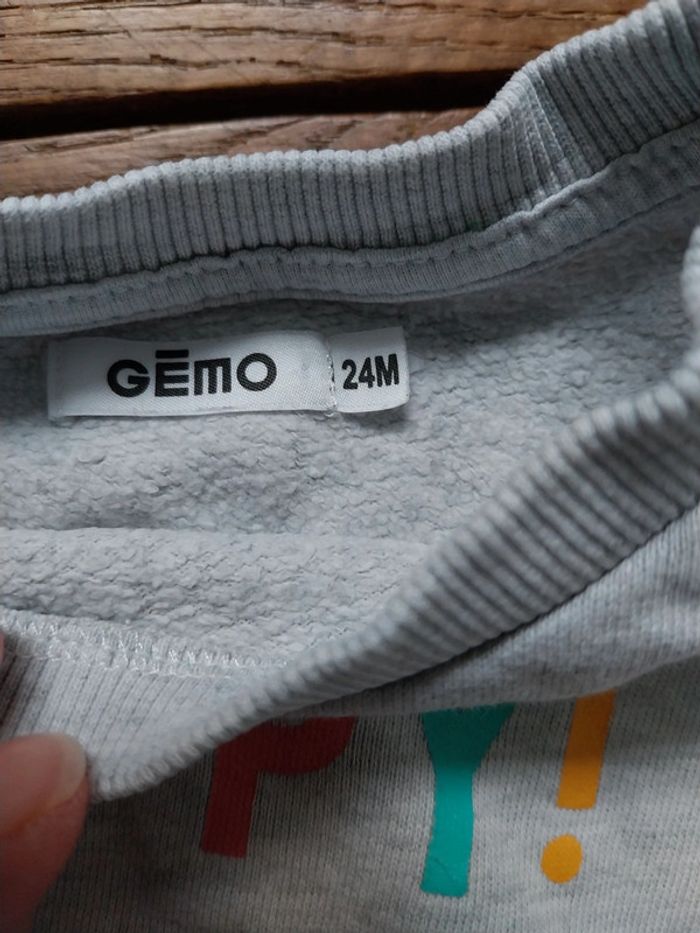 Ensemble sweat+pantalon+t-shirt 24M - photo numéro 4