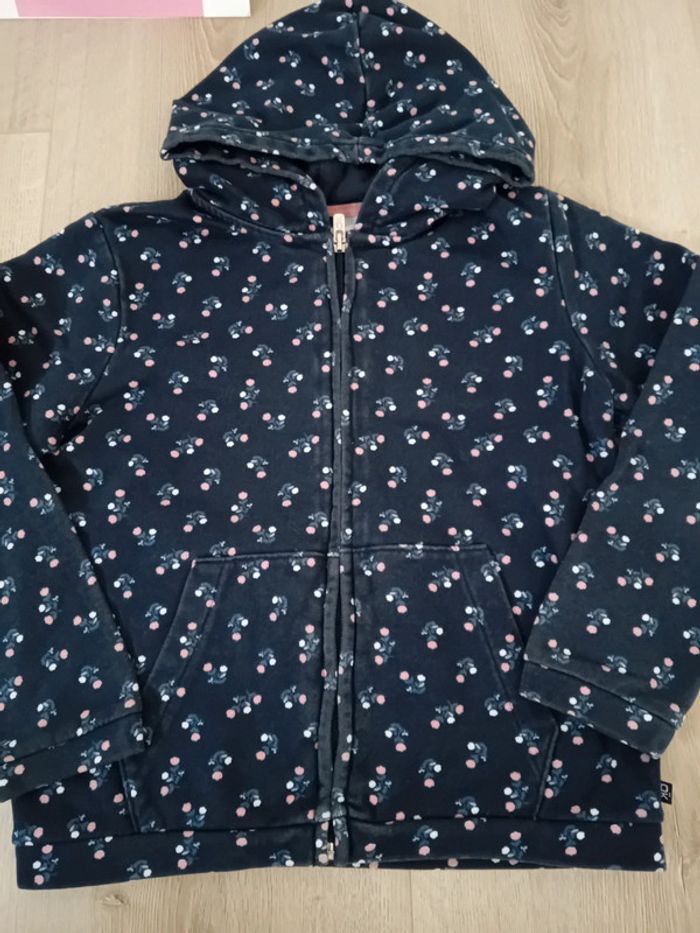 Gilet zippé fille 8 ans Okaïdi - photo numéro 2