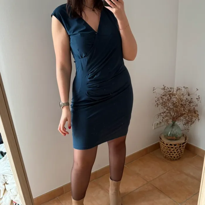 Robe XO bleu marine taille 40