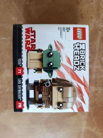 Neuf - Lego Brickheadz Star Wars - 41627 - Luke Skywalker et Yoda