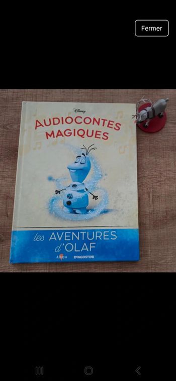 Livre et figurine 96 des audiocontes Magiques altaya audio conte audio compte disney