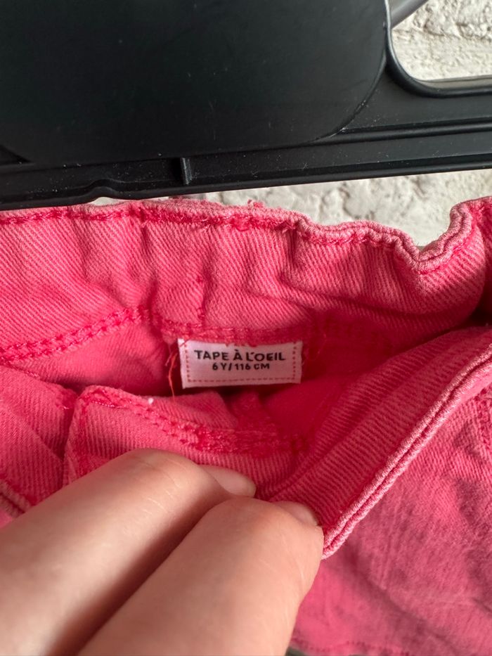 Jupe fille TAO 6 ans rose fushia - photo numéro 3