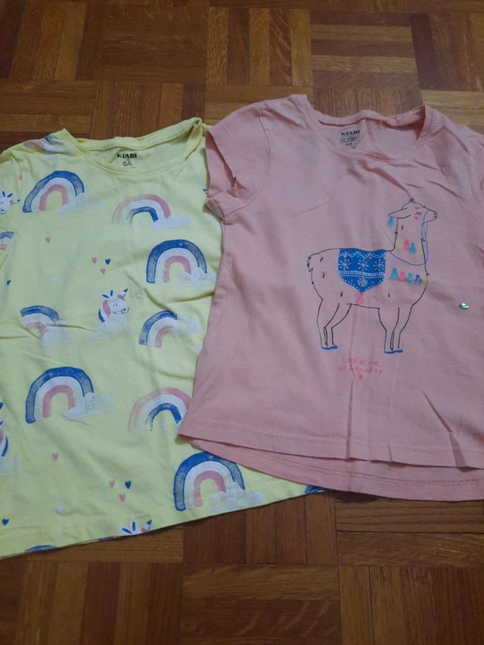 Lot 2 t-shirt kiabi 5 ans