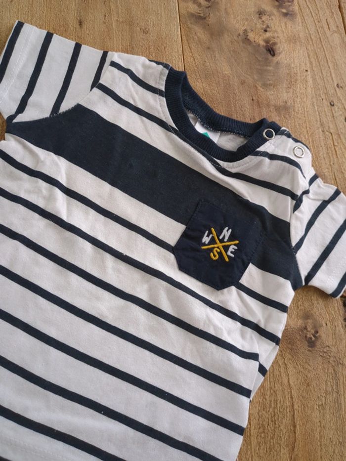 Tee-shirt marinière - photo numéro 2