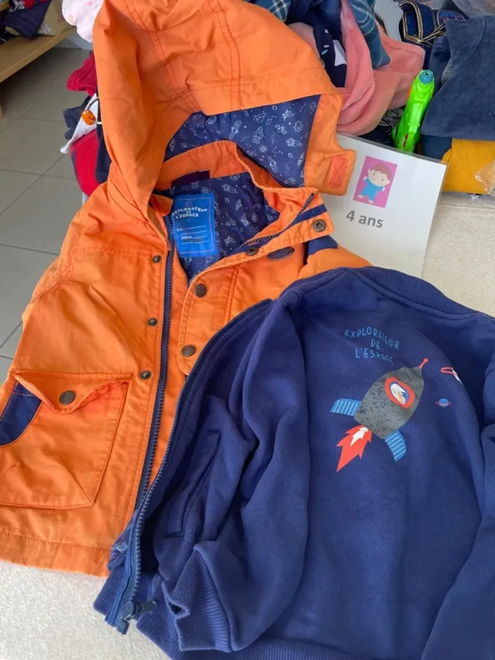 Imperméable 3 en 1 sergent Major 4 ans