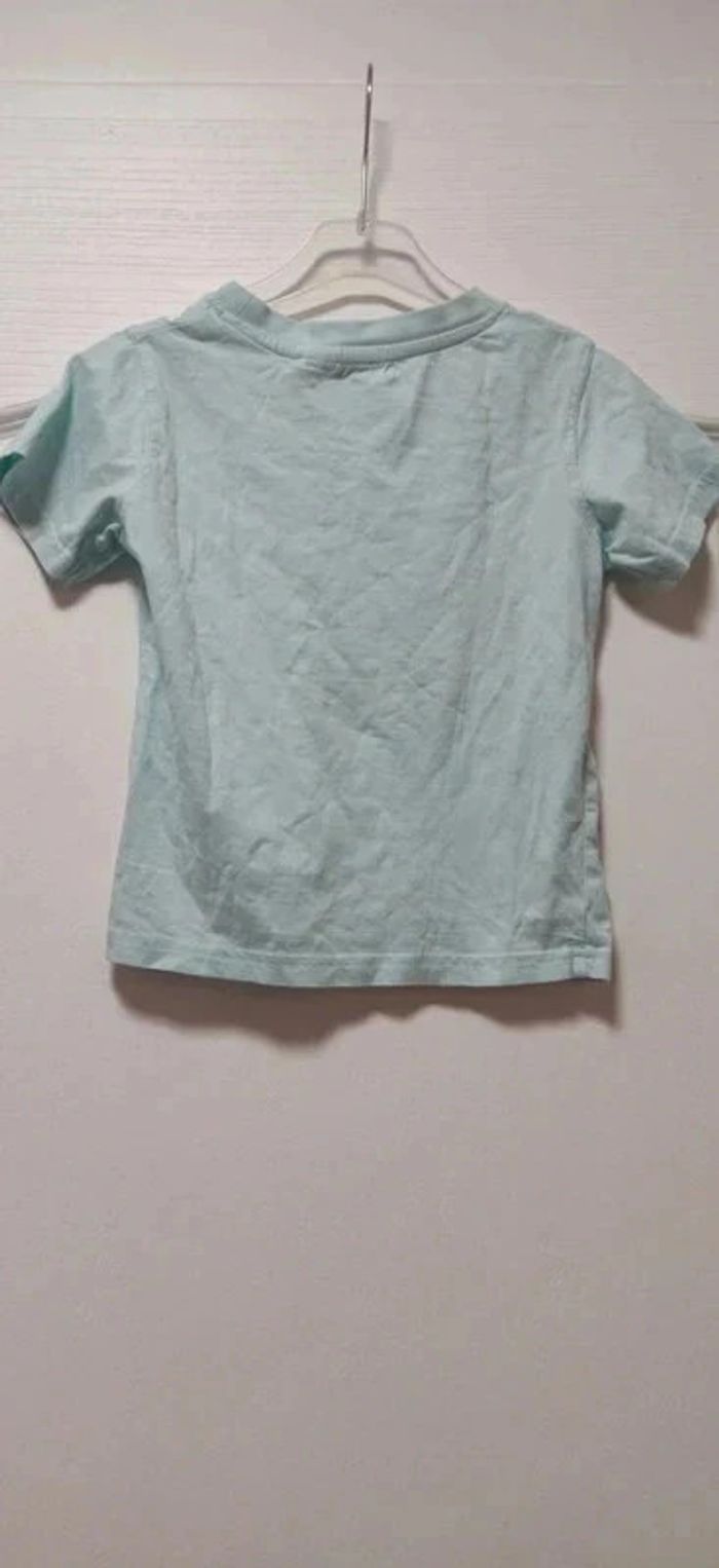 T-shirt mc turquoise requin La Redoute 6 ans - photo numéro 2