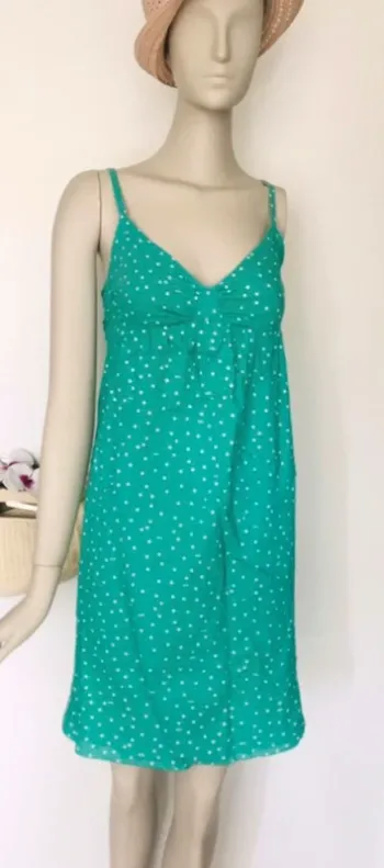 Robe verte petite fleur EDC by esprit