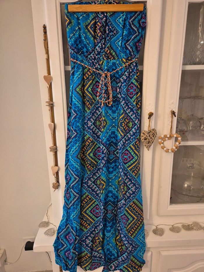 Magnifique robe bustier longue