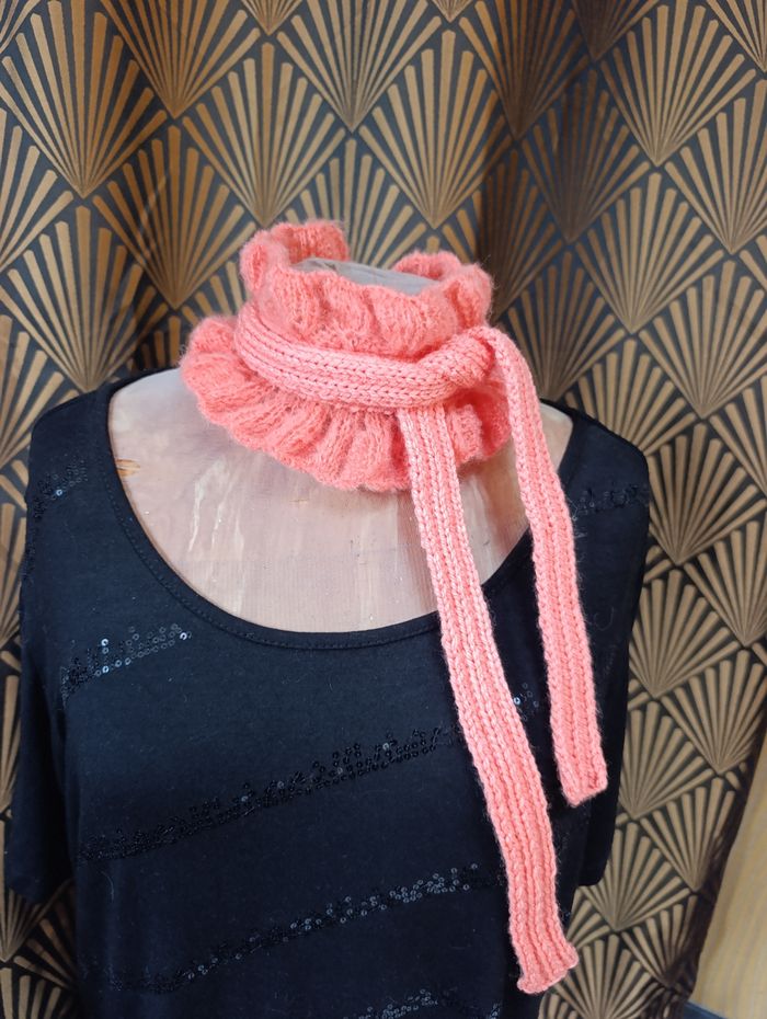 Foulard écharpe Col à volants corail ruffled collar - photo numéro 6