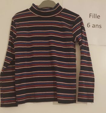 Haut col roulé gemo 6 ans