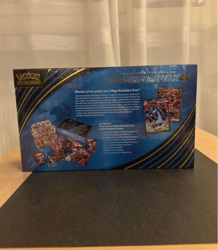Pokémon - Coffret Collection Ultra Premium (UPC) ME02 : Méga-Dracaufeu X ex Neuf Français - photo numéro 2