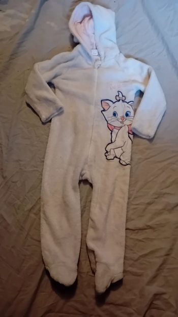 Pyjama à capuche  disney🪄 marie aristochat 18 mois🪄