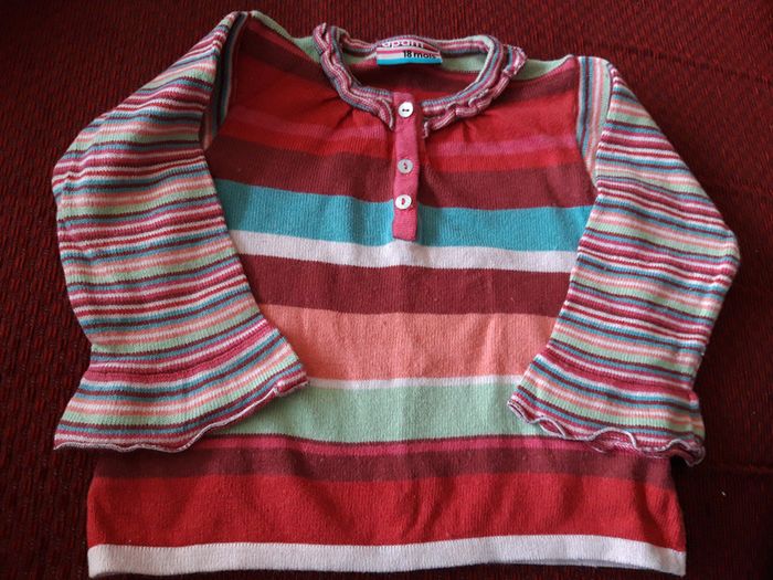 Pull léger fille 18-24 mois / dpam