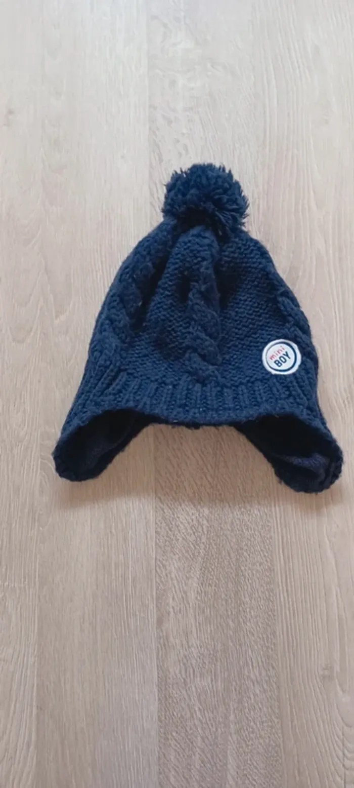 Bonnet péruvien bébé taille 6-12 mois - photo numéro 2