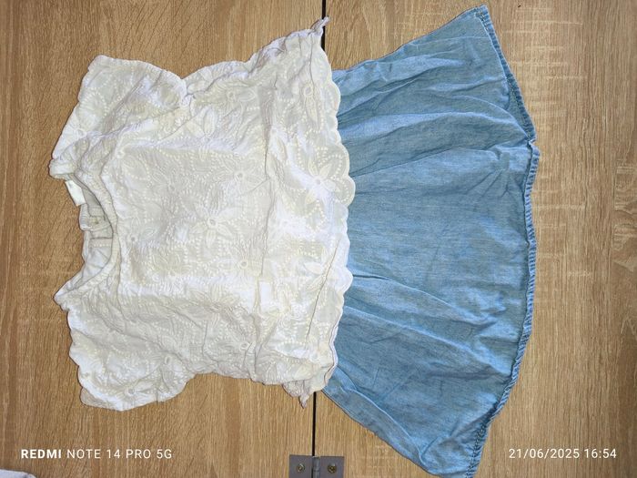 Lot de 3 robes d’été – Taille 6-9 mois – Bougli Bougla, Pommette & Kiabi - photo numéro 2
