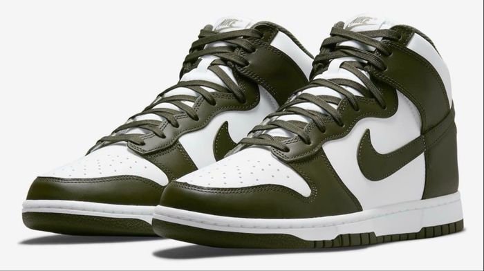 Nike Dunk high Retro kaki neuve - photo numéro 6