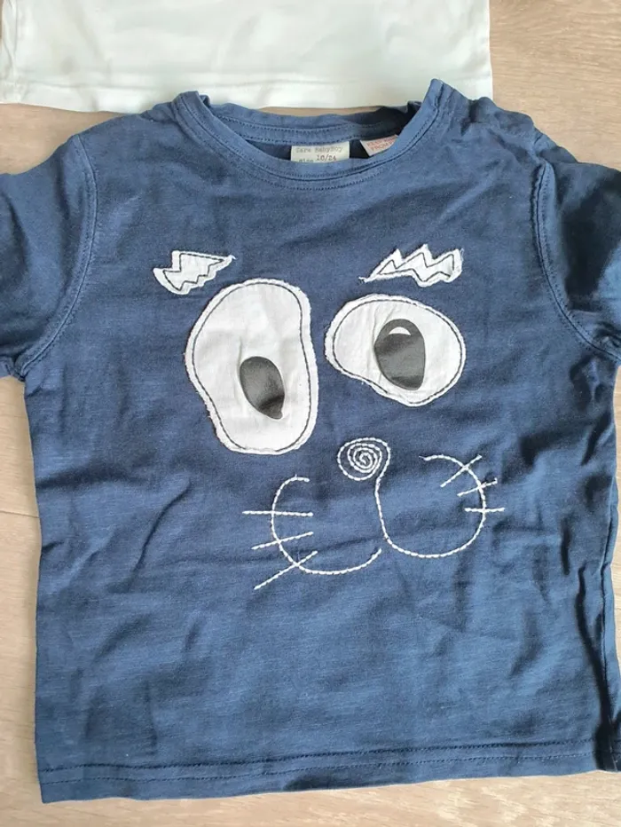 Lot de 5 tee-shirts 18 mois obaibi zara et autre - photo numéro 7