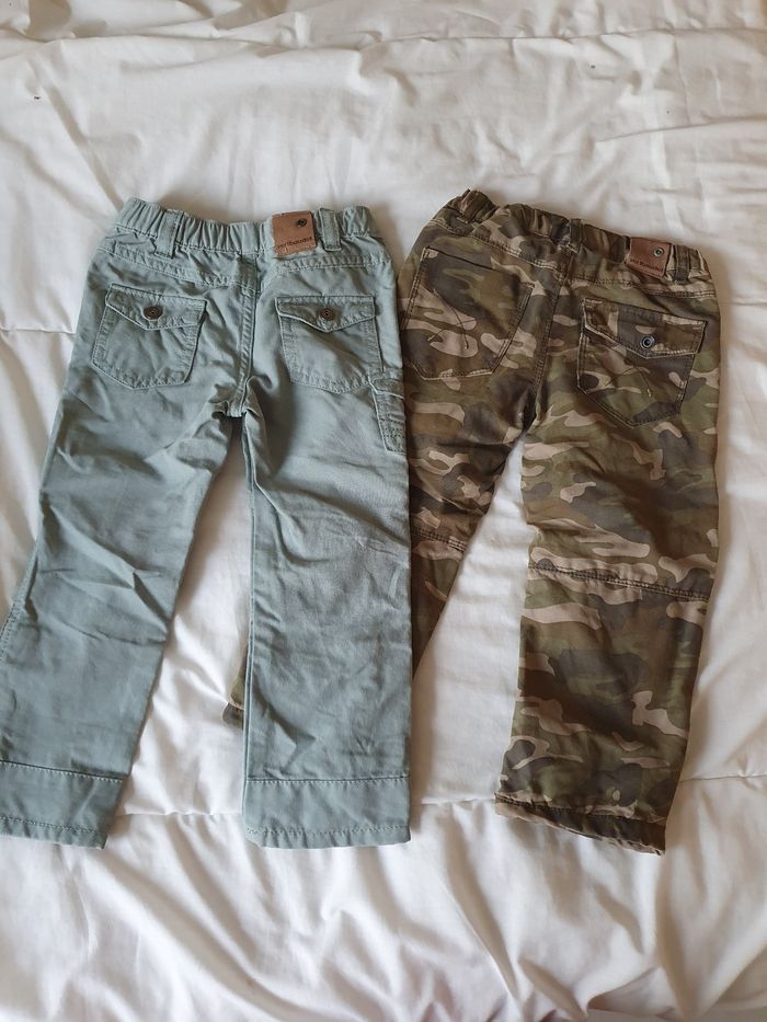 Lot de 2 pantalons vertbaudet garçon taille 3 ans - photo numéro 3