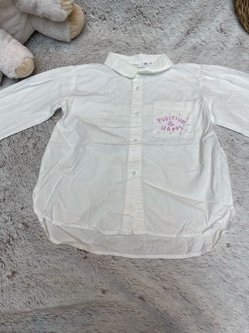 Chemise blanche oversize - Zara 