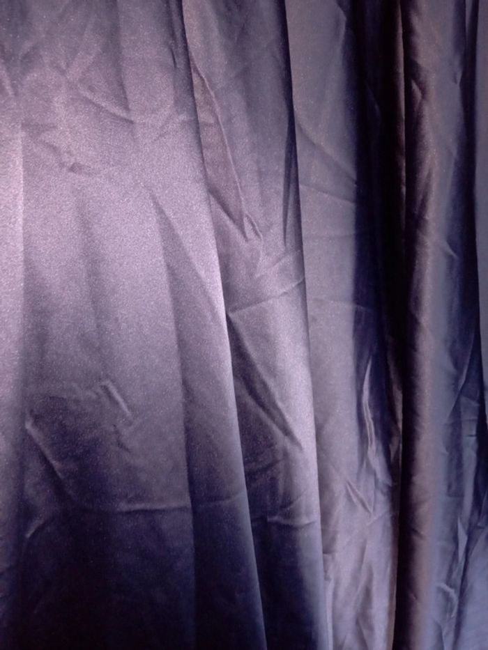 Jupe soleil danse orientale satin violet foncé - photo numéro 3