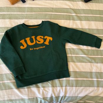 Sweat vert garçon 5 ans