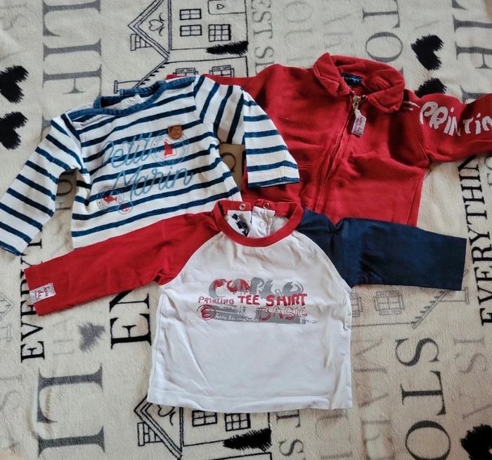 Lot vêtements 6 mois terre de marins