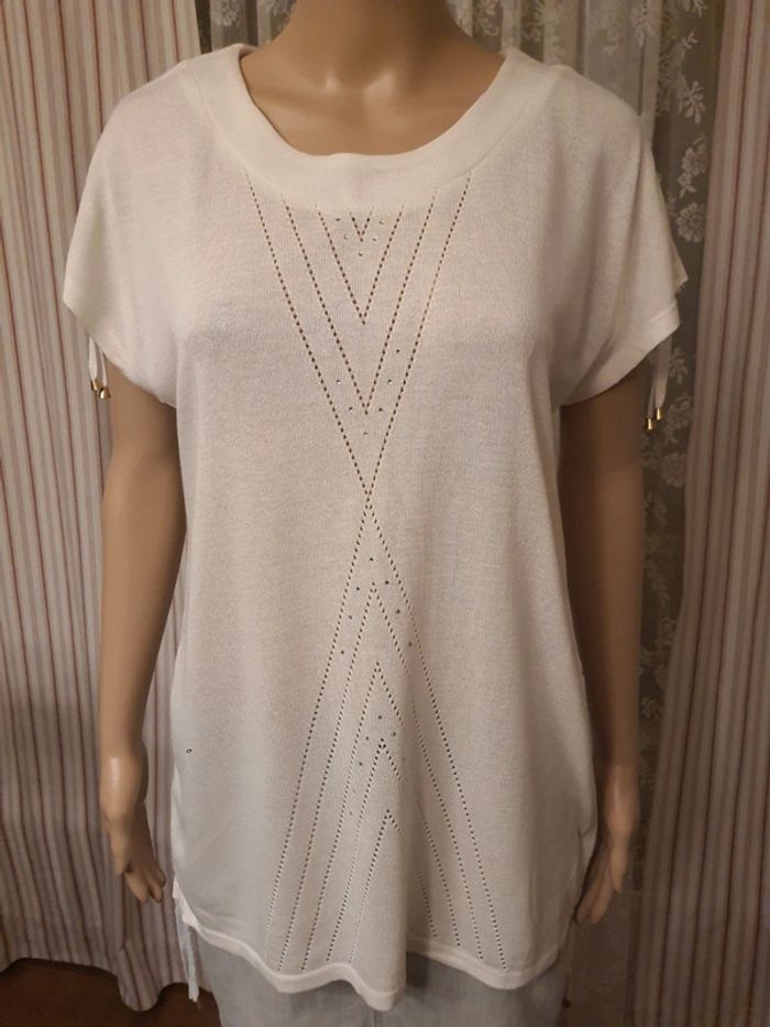 Blouse crème Tagore Elene neuf taille L 40 - photo numéro 6