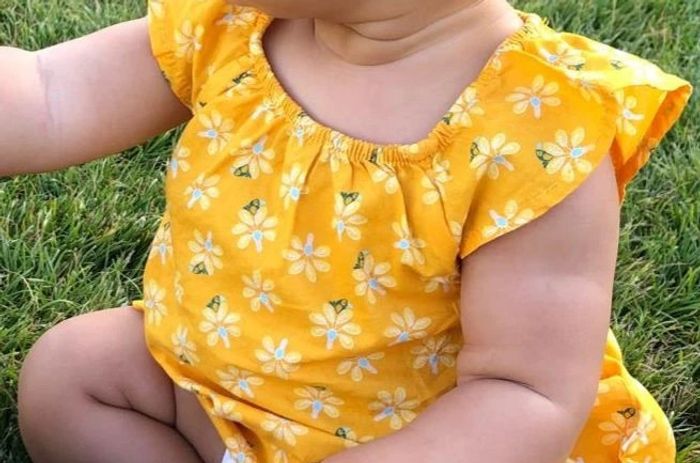 Ensemble blouse manches courte et bloomer - 12 mois - photo numéro 4