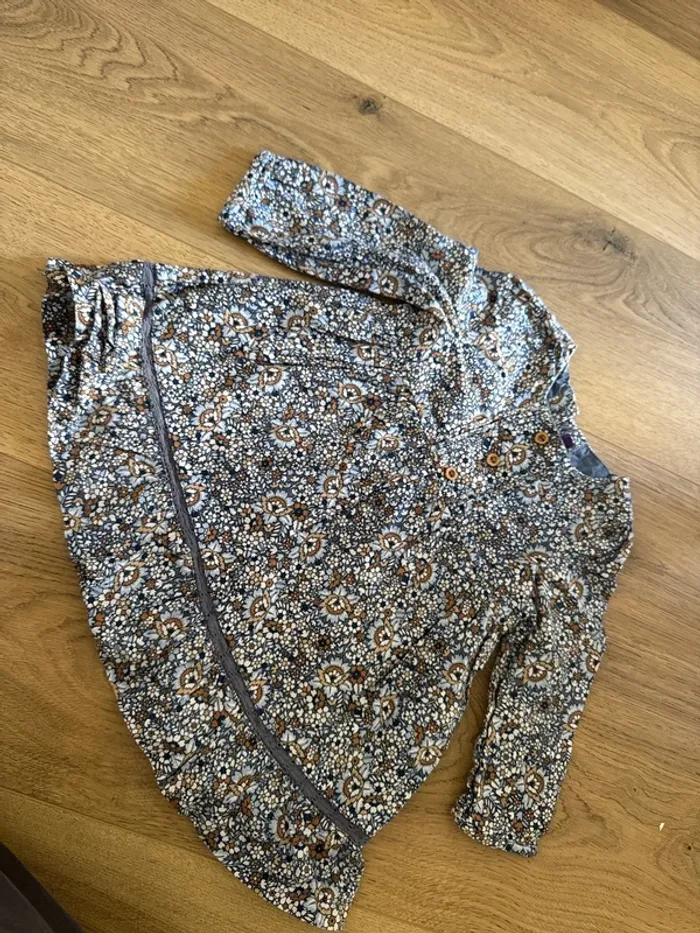 Robe sergent major fleurie