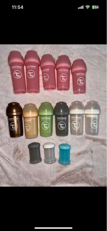 Gros lot de biberons  Twistshake - 180 ml et 260 ml