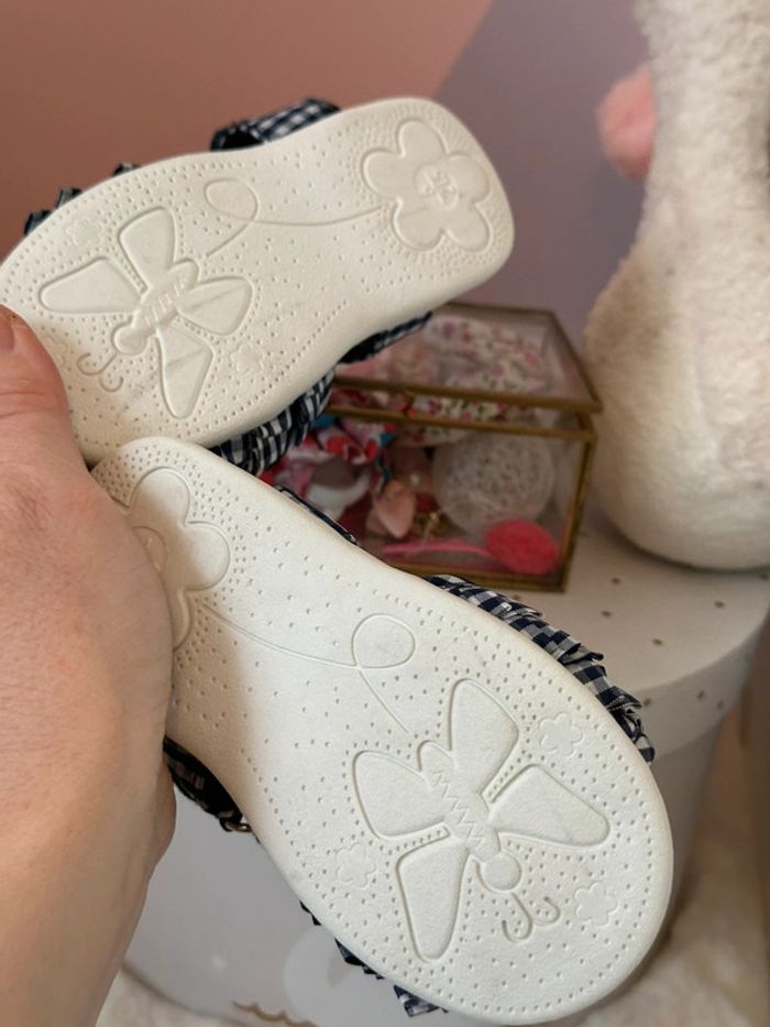 Sandale fronce vichy - photo numéro 5