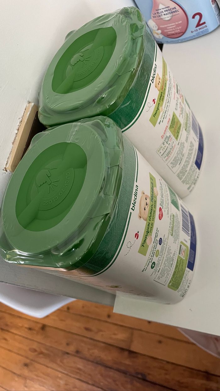 Deux boîtes de lait infantile Blédilait neuves, encore sous blister - photo numéro 3